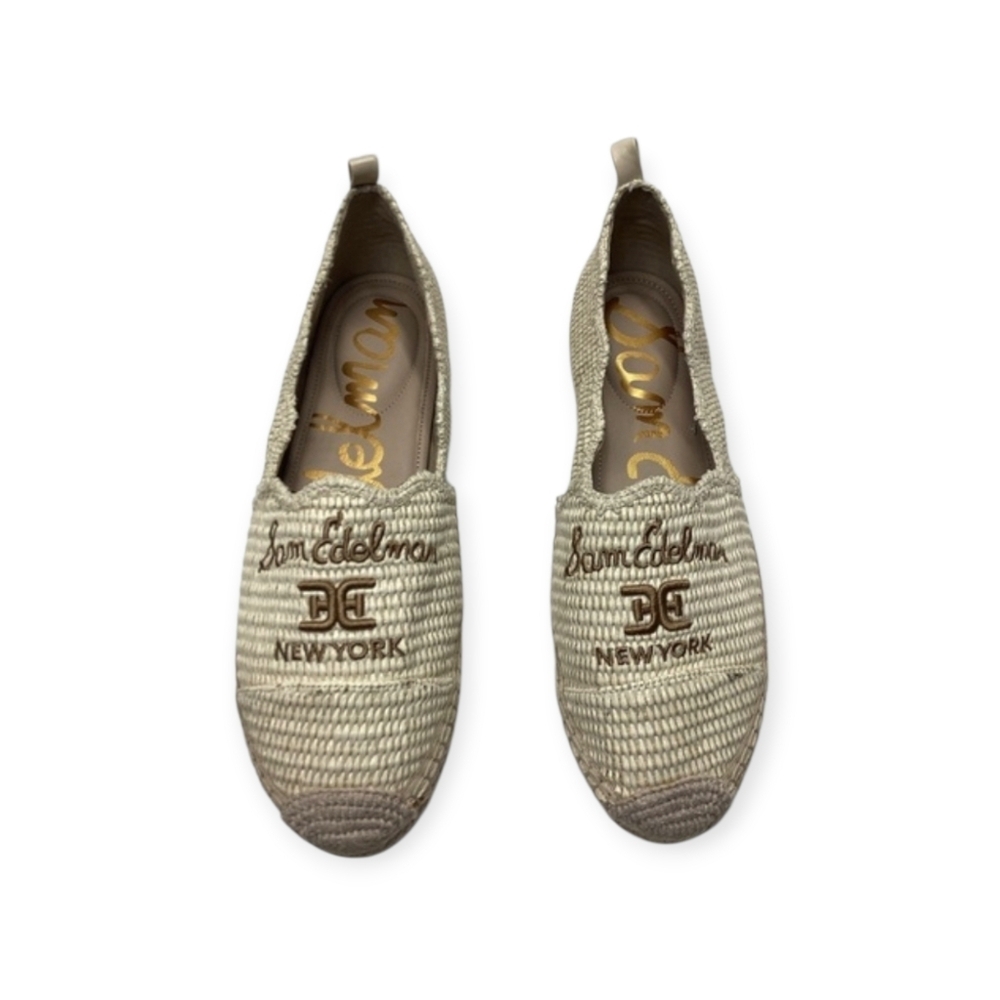 Sam Edelman Karla Espadrille Slip On Linen Raffia Size 9